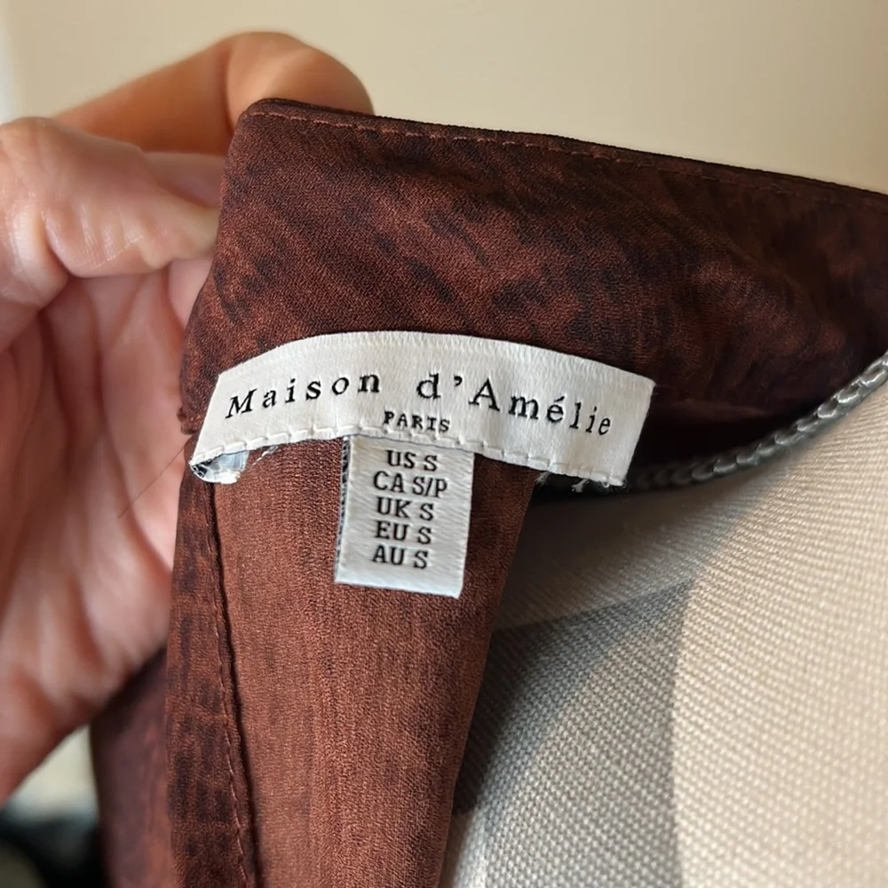 NWOT Maison d’ Amélie Top - Picture 6 of 6